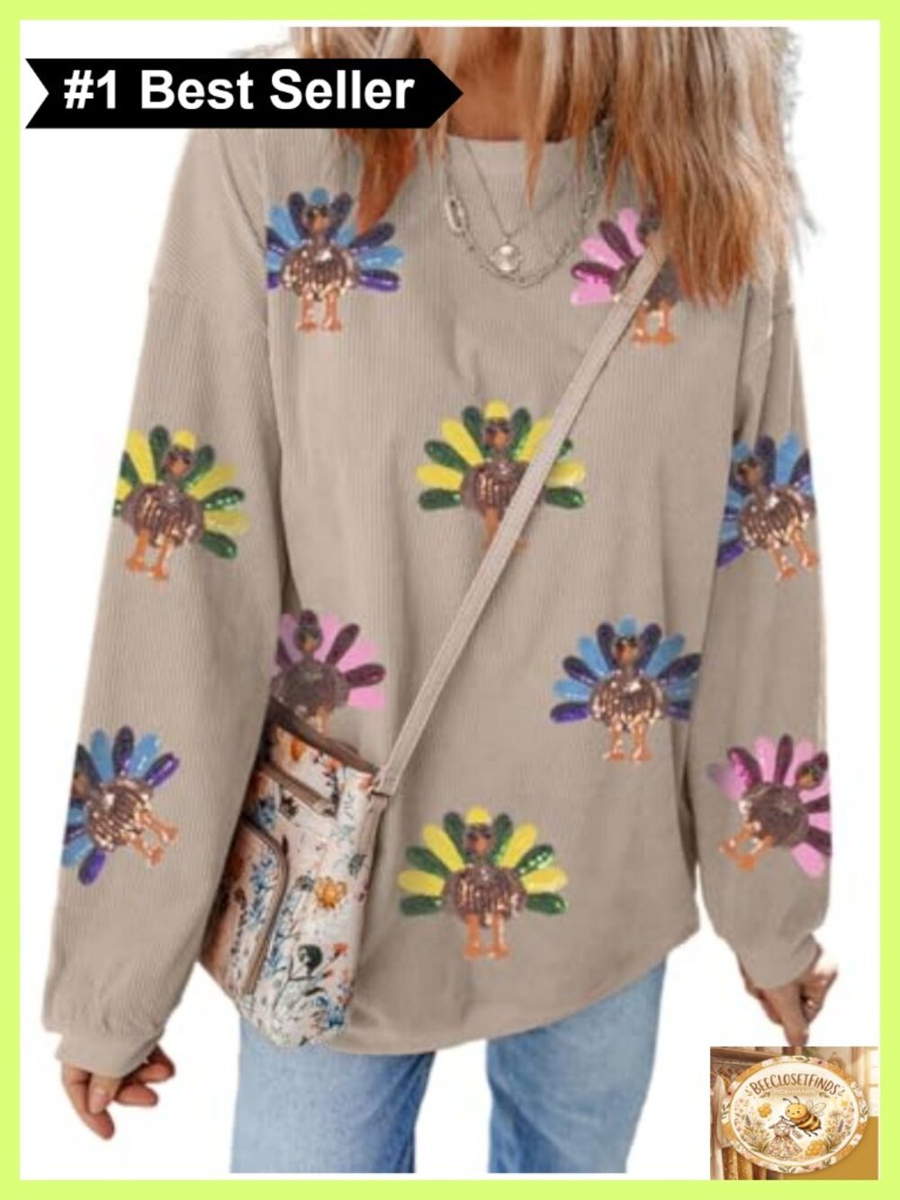 Women's Sequin Sweatshirt Crewneck Long Sleeve Pullover Polyester